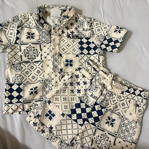 Kith Button up and Shorts